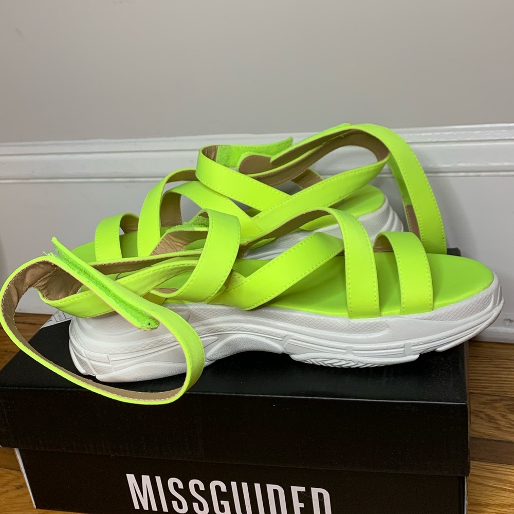 Neon Strappy Sandal